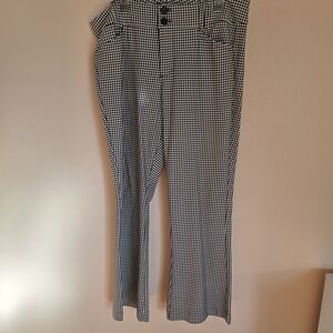 Torrid Black and White Houndstooth Women's Trousers